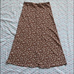 Floral Print Skirt!